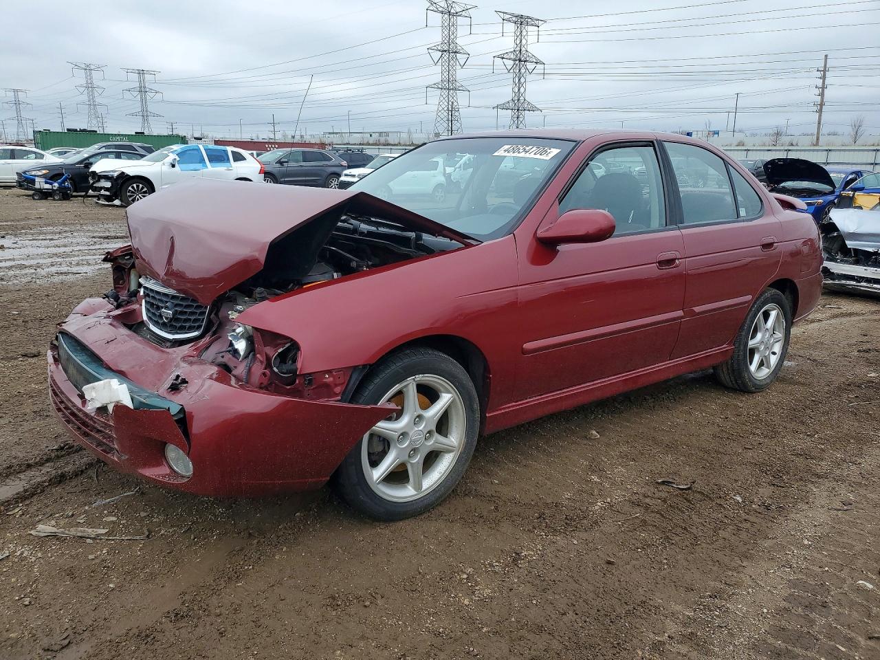 2001 Nissan Sentra VIN 3N1BB51D01L107607 photo 1