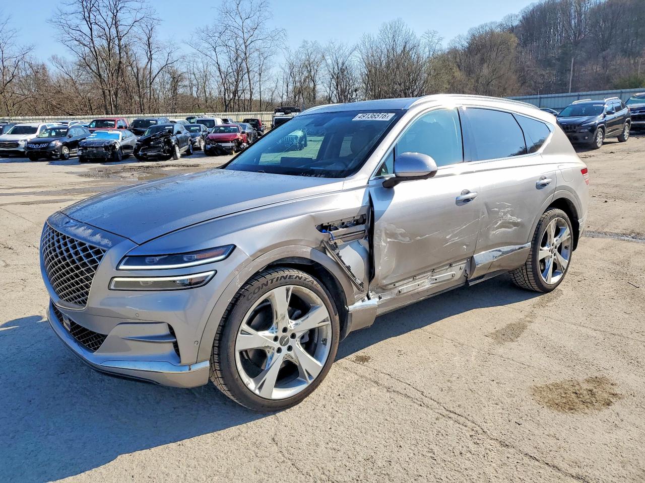 2021 Genesis Gv80 VIN KMUHBDSB8MU053396 photo 1