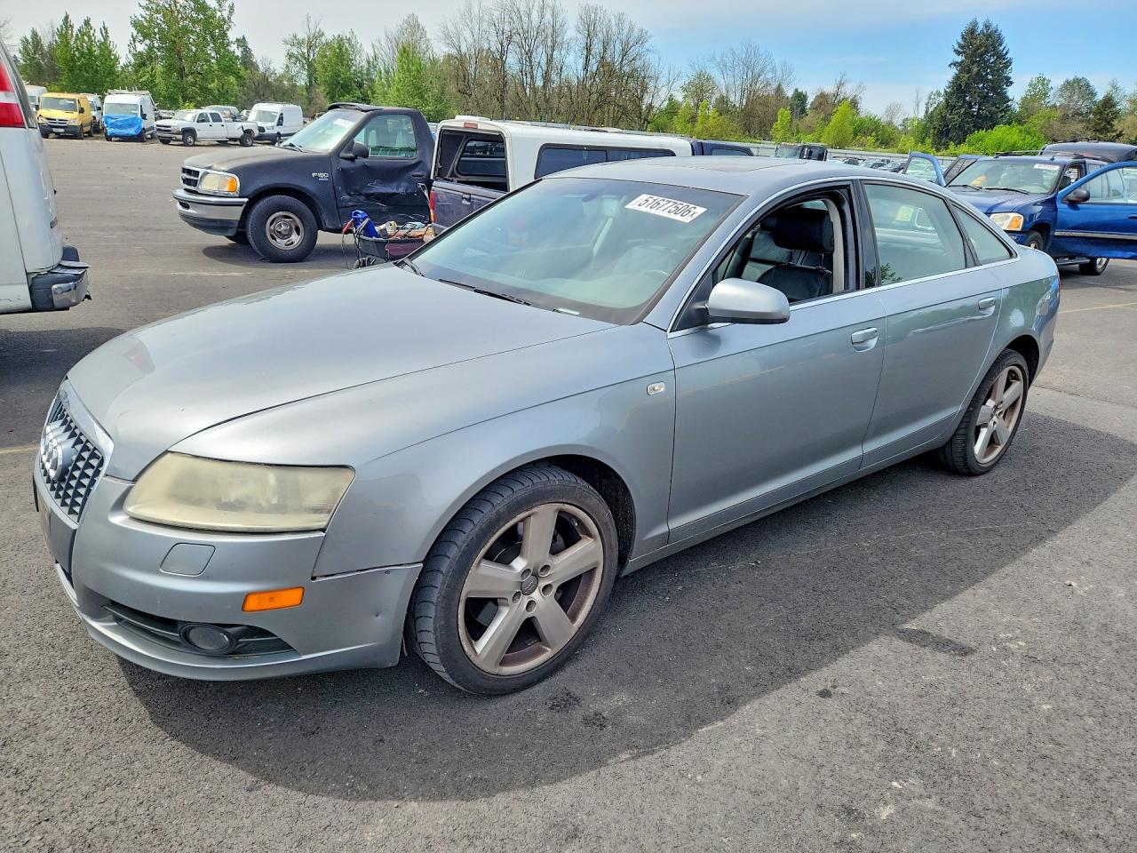 2008 Audi A6 VIN WAUDH74FX8N122863 photo 1