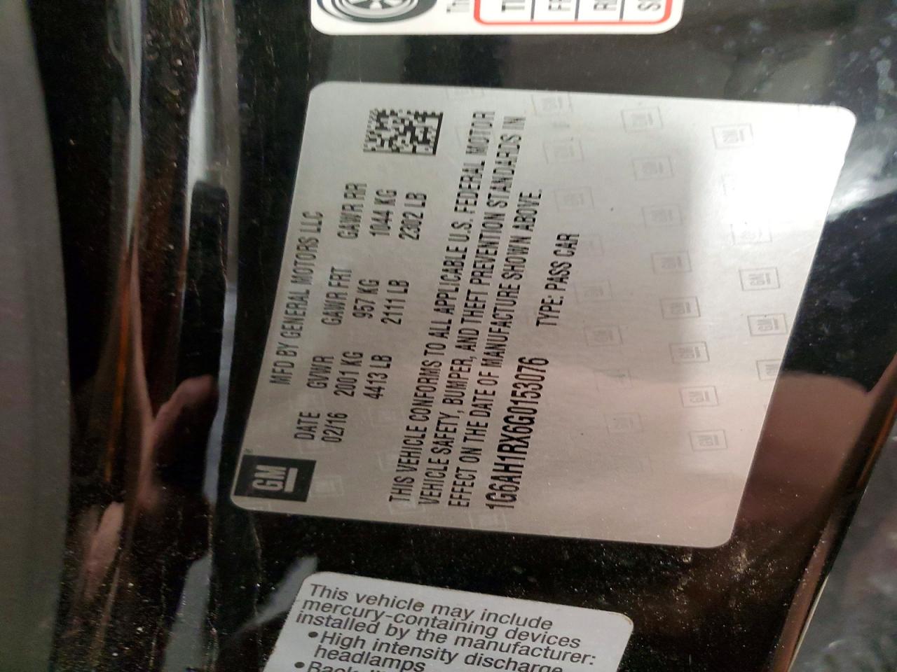 2016 Cadillac Ats VIN 1G6AH1RX6G0153076 photo 12