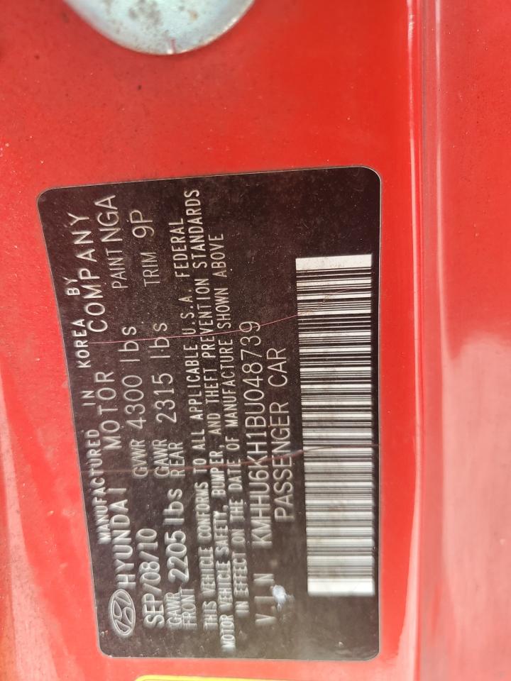 2011 Hyundai Genesis VIN KMHHU6KH1BU048739 photo 12