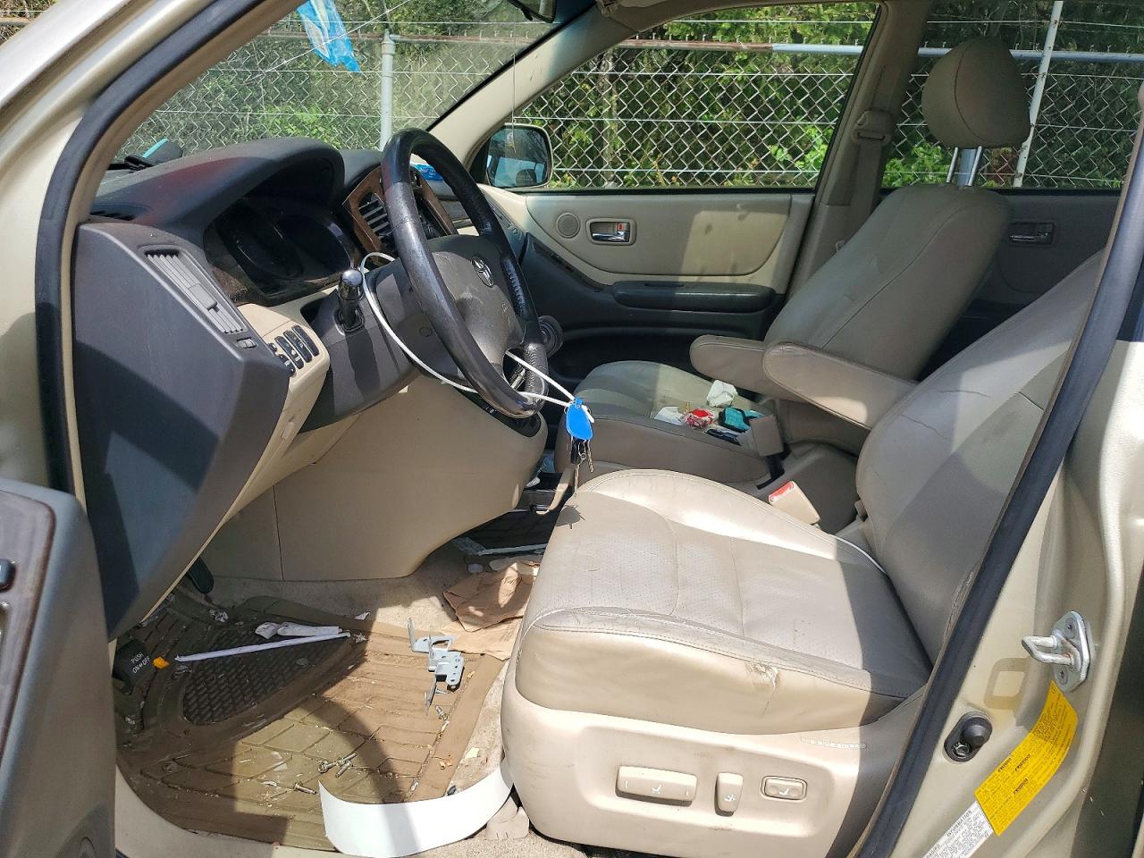 2001 Toyota Highlander VIN JTEHF21AX10026316 photo 7