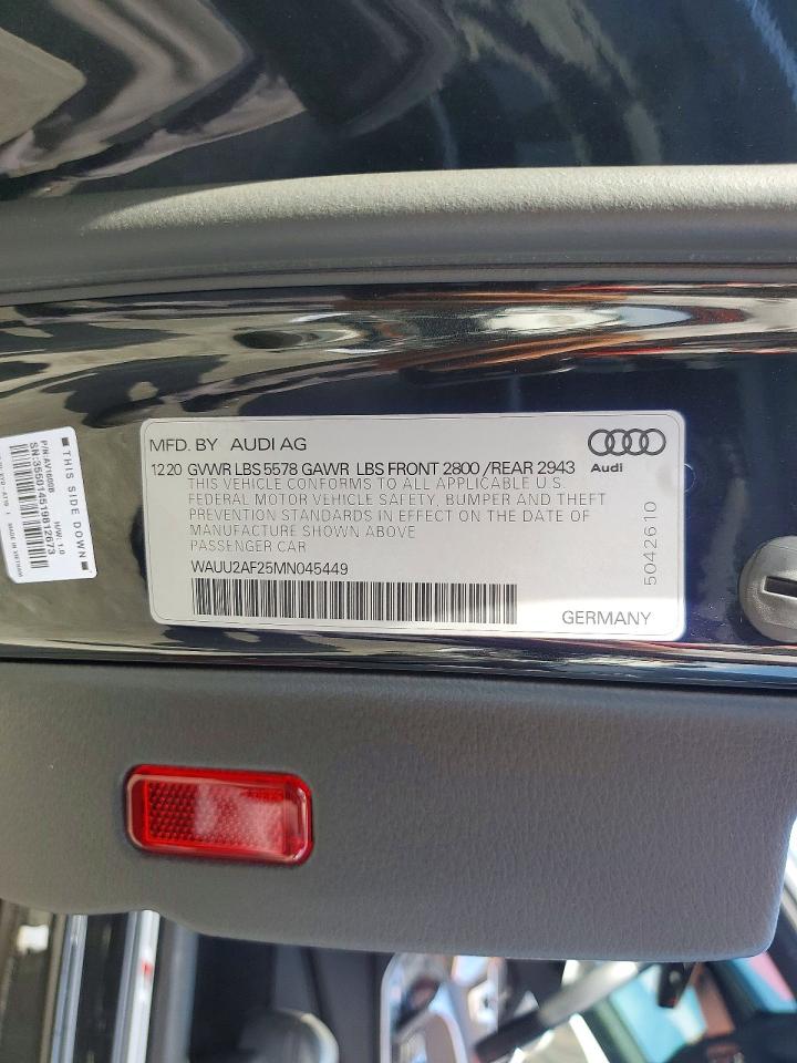 2021 Audi A7 VIN WAUU2AF25MN045449 photo 12