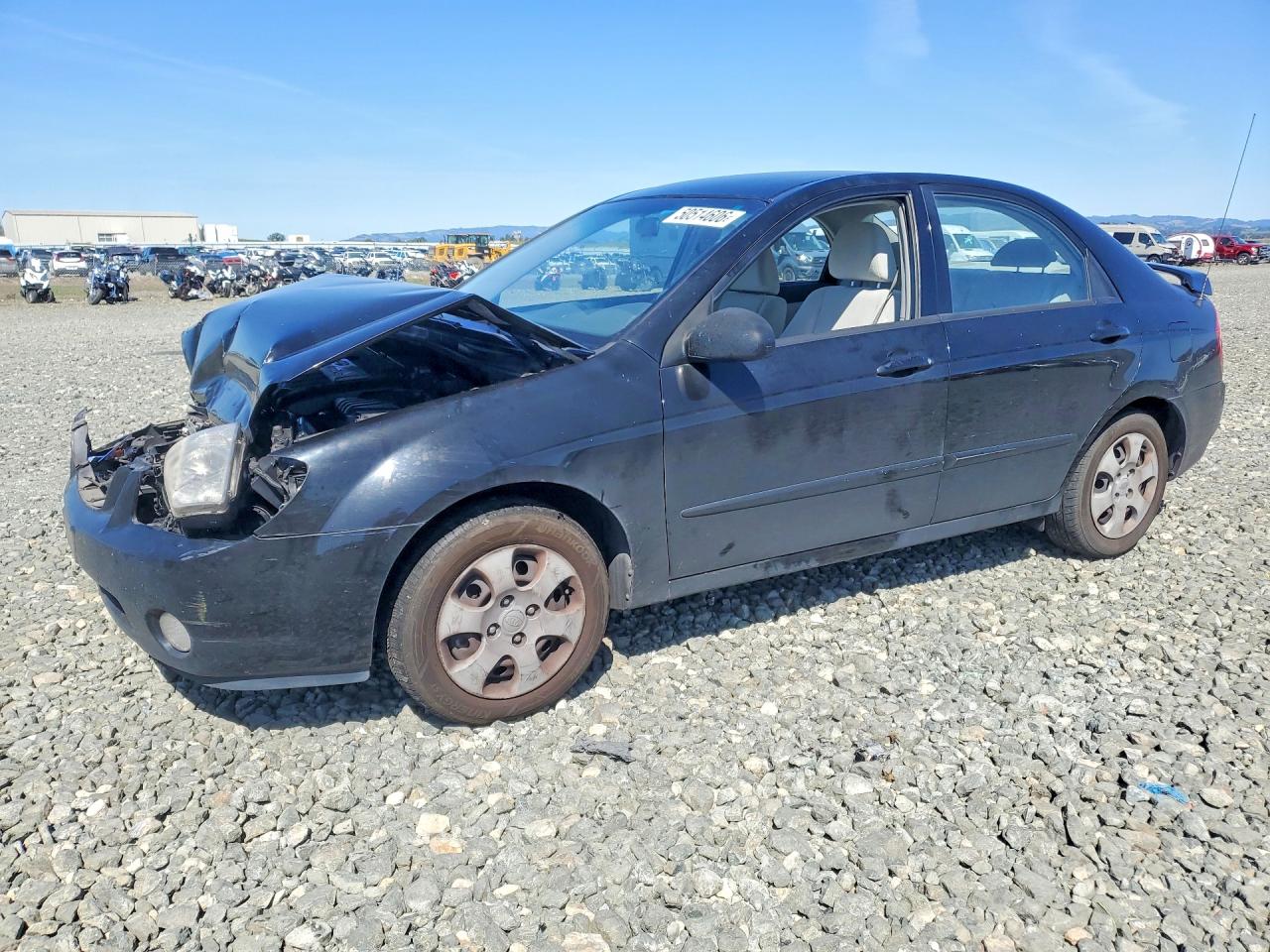 2005 Kia Spectra VIN KNAFE121255119103 photo 1