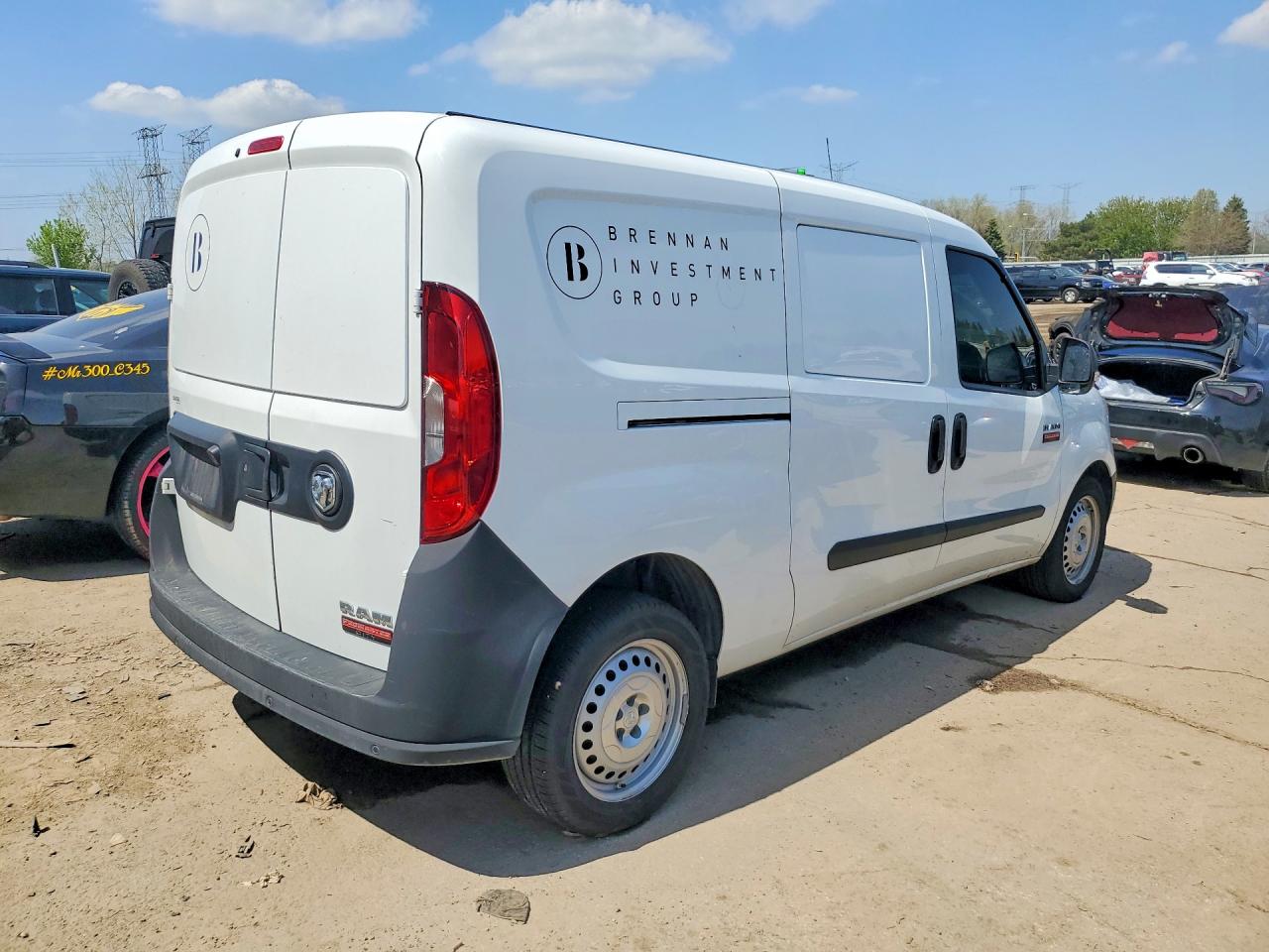 2020 Ram Promaster VIN ZFBHRFAB6L6S01174 photo 3