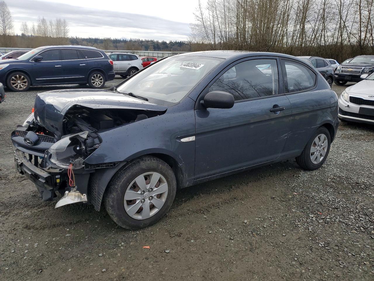 2011 Hyundai Accent VIN KMHCM3AC3BU194607 photo 1