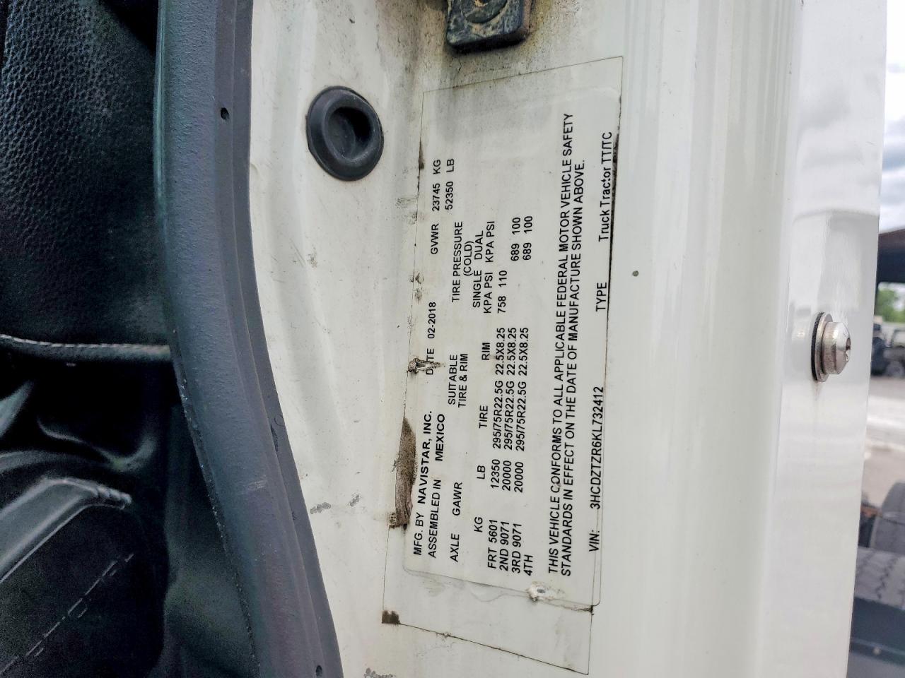 2019 International All other VIN 3HCDZTZR6KL732412 photo 10