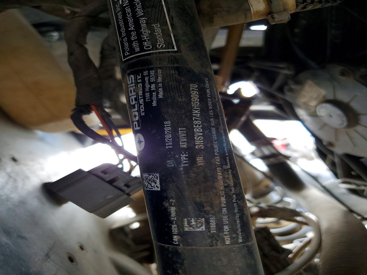 2019 Polaris Rzr VIN 3NSVBE874KH590970 photo 10