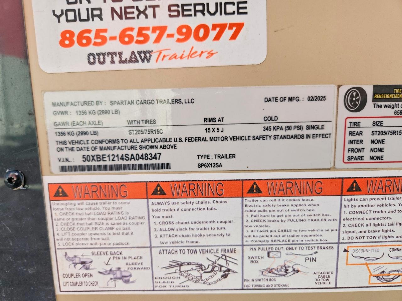 2025 SPARTAN Unknown VIN 50XBE1214SA048347 photo 10