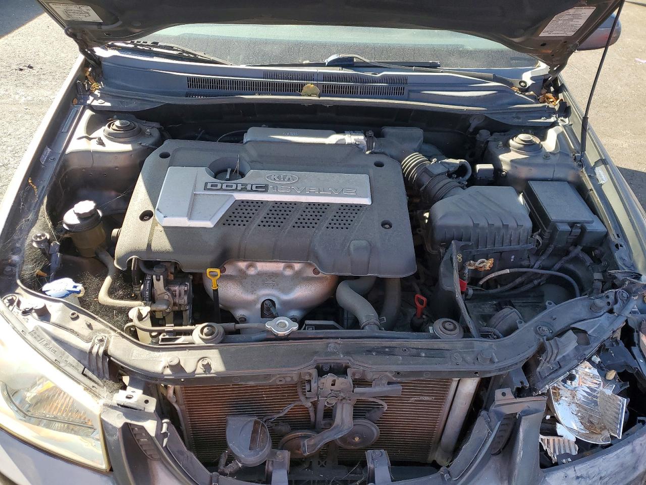2005 Kia Spectra VIN KNAFE122355204590 photo 11