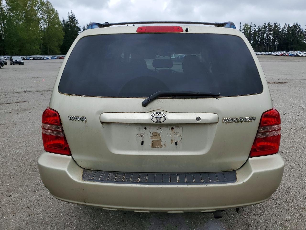 2003 TOYOTA Highlander VIN JTEGD21A830060095 photo 6