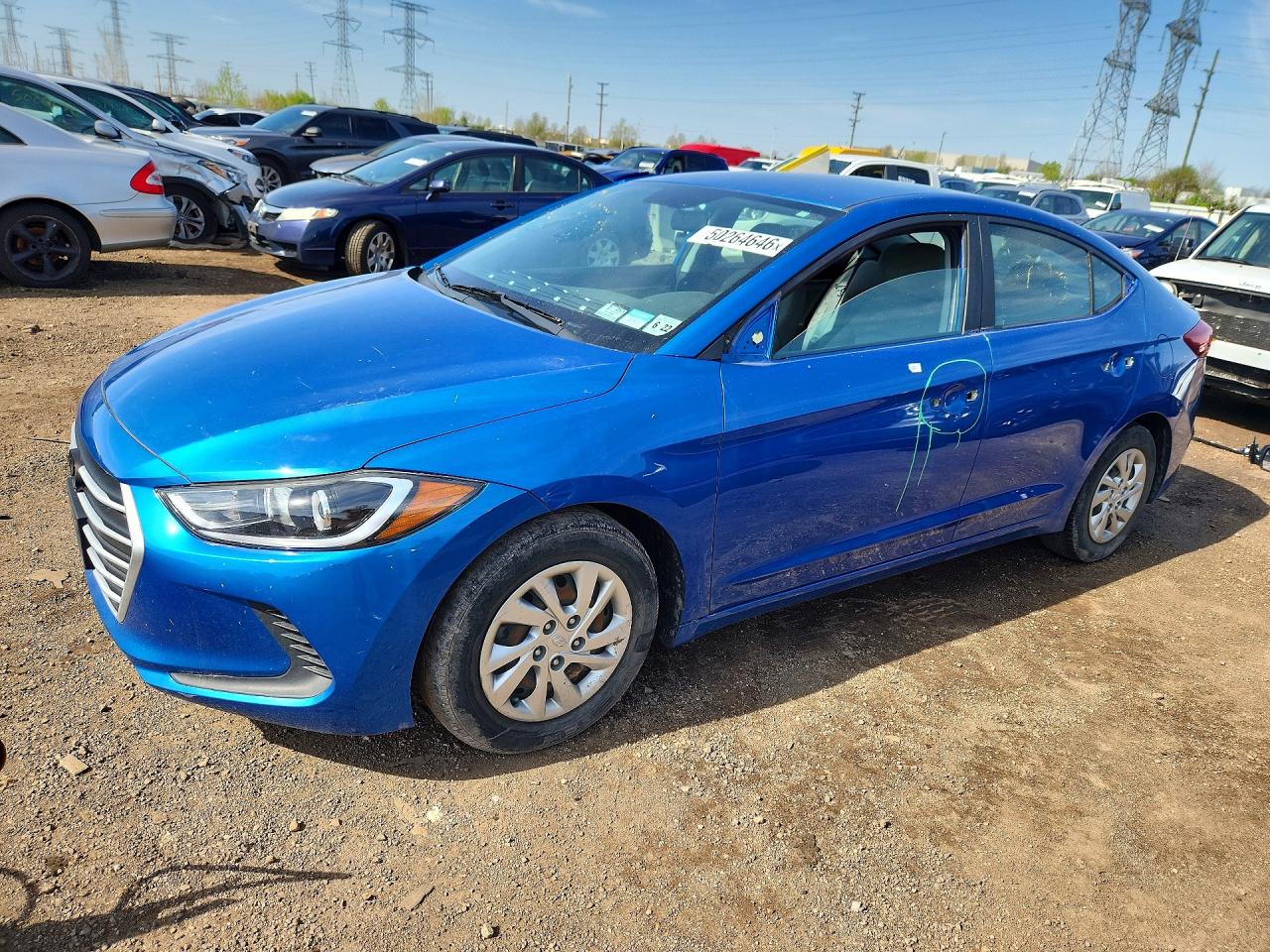 2017 Hyundai Elantra VIN KMHD74LF9HU353728 photo 1