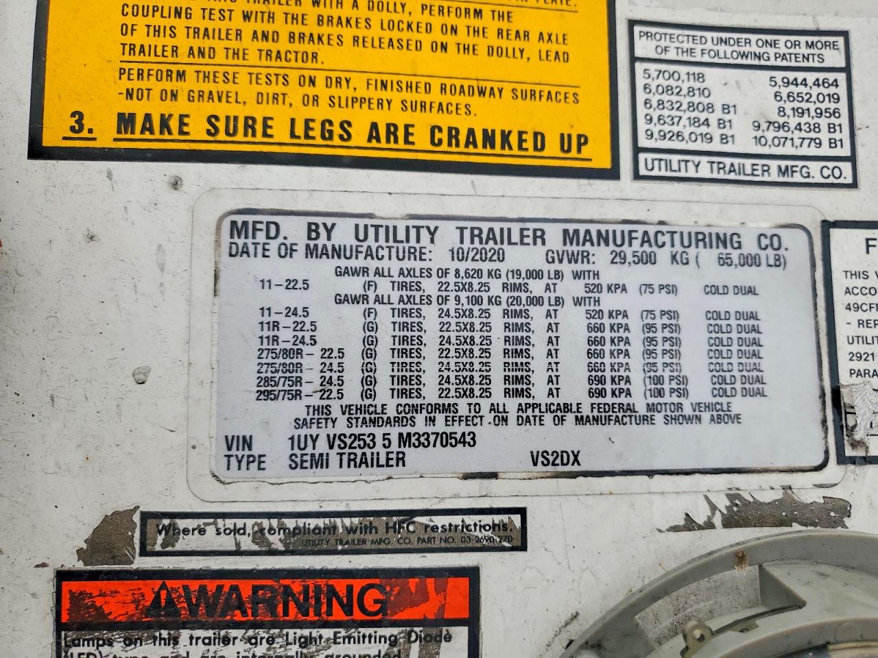 2021 UTILITY All models VIN 1UYVS2535M3370543 photo 10