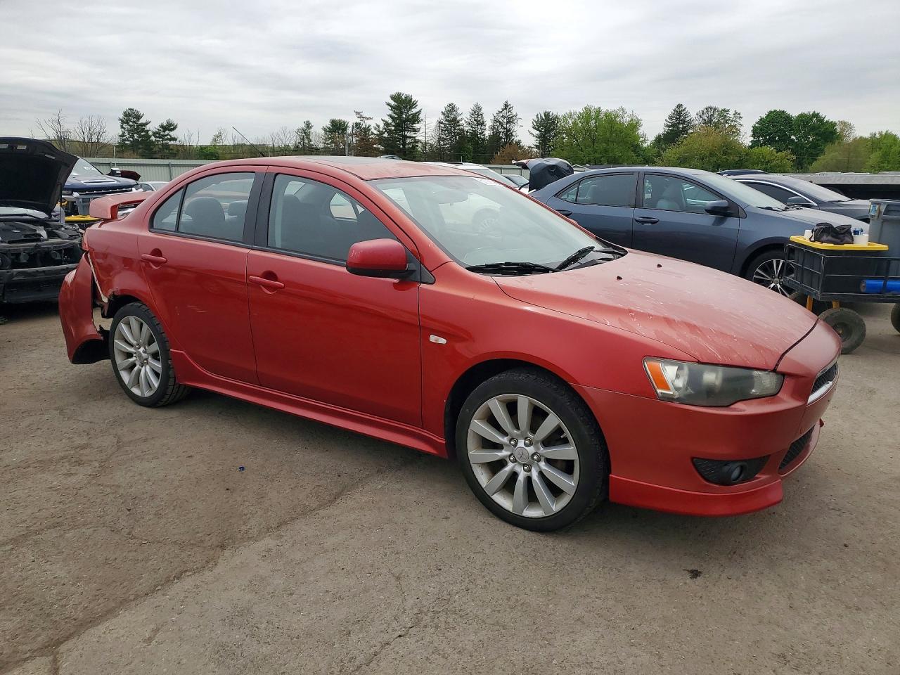 2008 Mitsubishi Lancer VIN JA3AU86UX8U013228 photo 4