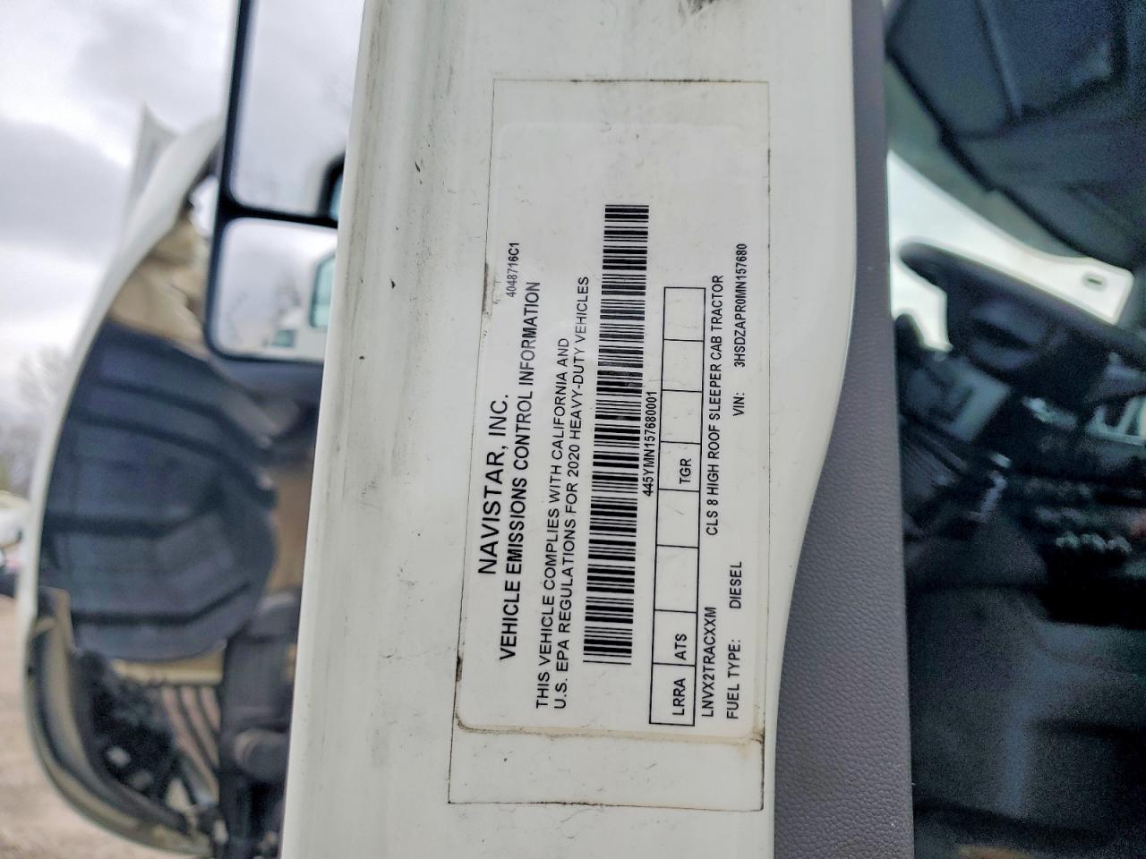 2021 International All other VIN 3HSDZAPR0MN157680 photo 10