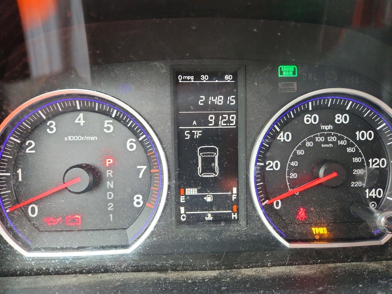 2007 Honda Crv VIN JHLRE48767C041097 photo 9