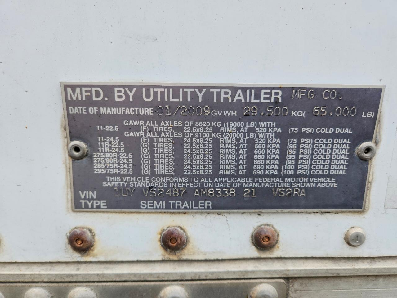 2010 UTILITY All models VIN 1UYVS2487AM833821 photo 10