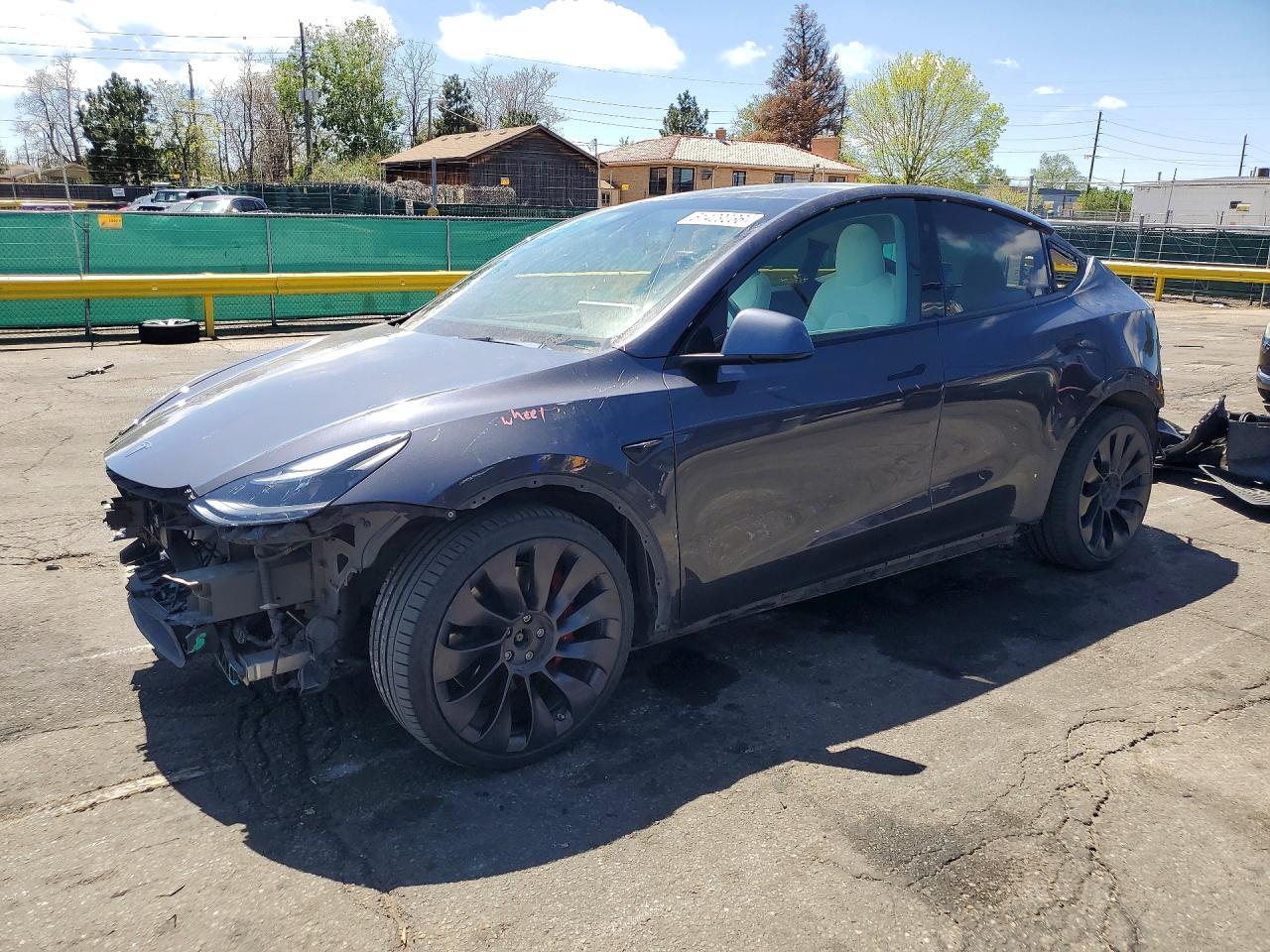 2021 Tesla Model y VIN 5YJYGDEF8MF250743 photo 1