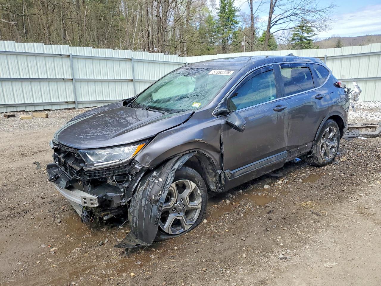 2019 Honda Crv VIN JHLRW2H80KX004655 photo 1