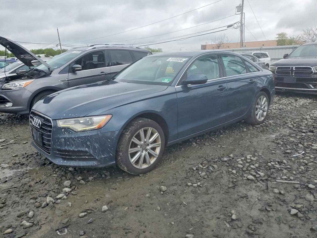 2014 Audi A6 VIN WAUGFAFC4EN050881 photo 1
