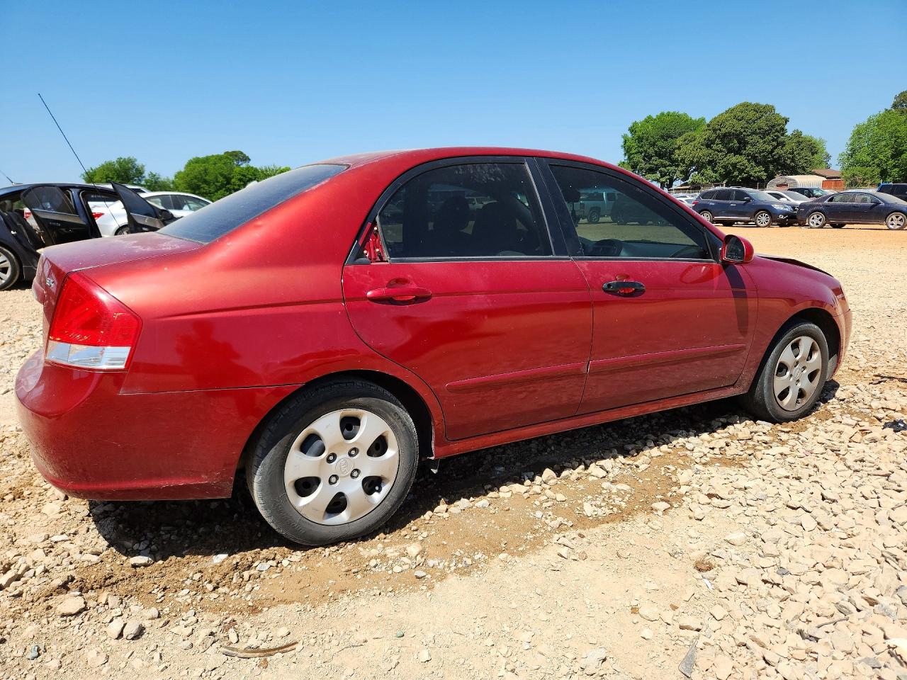 2008 Kia Spectra VIN KNAFE121285507002 photo 3