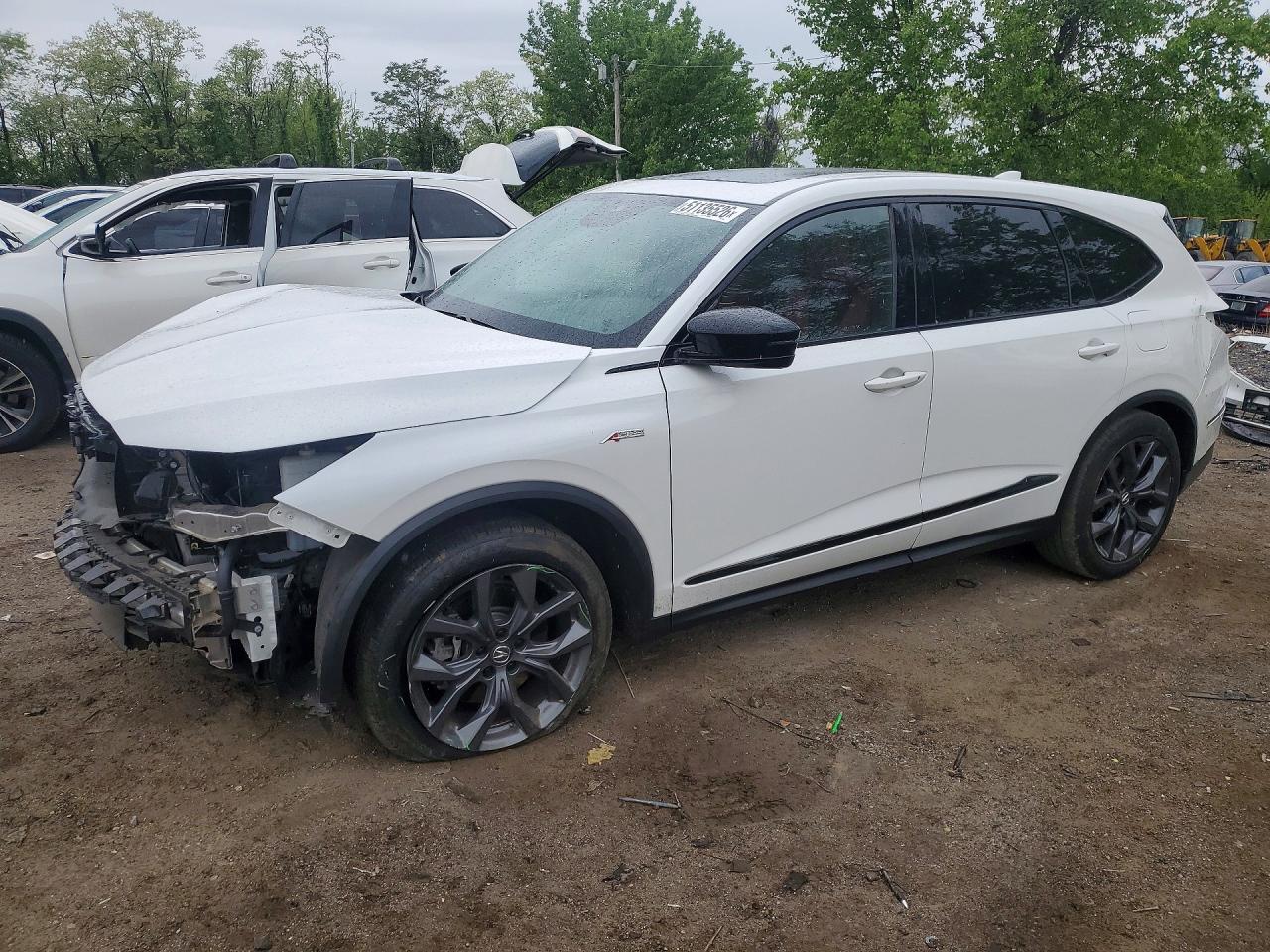 2022 Acura Mdx VIN 5J8YE1H09NL023492 photo 1