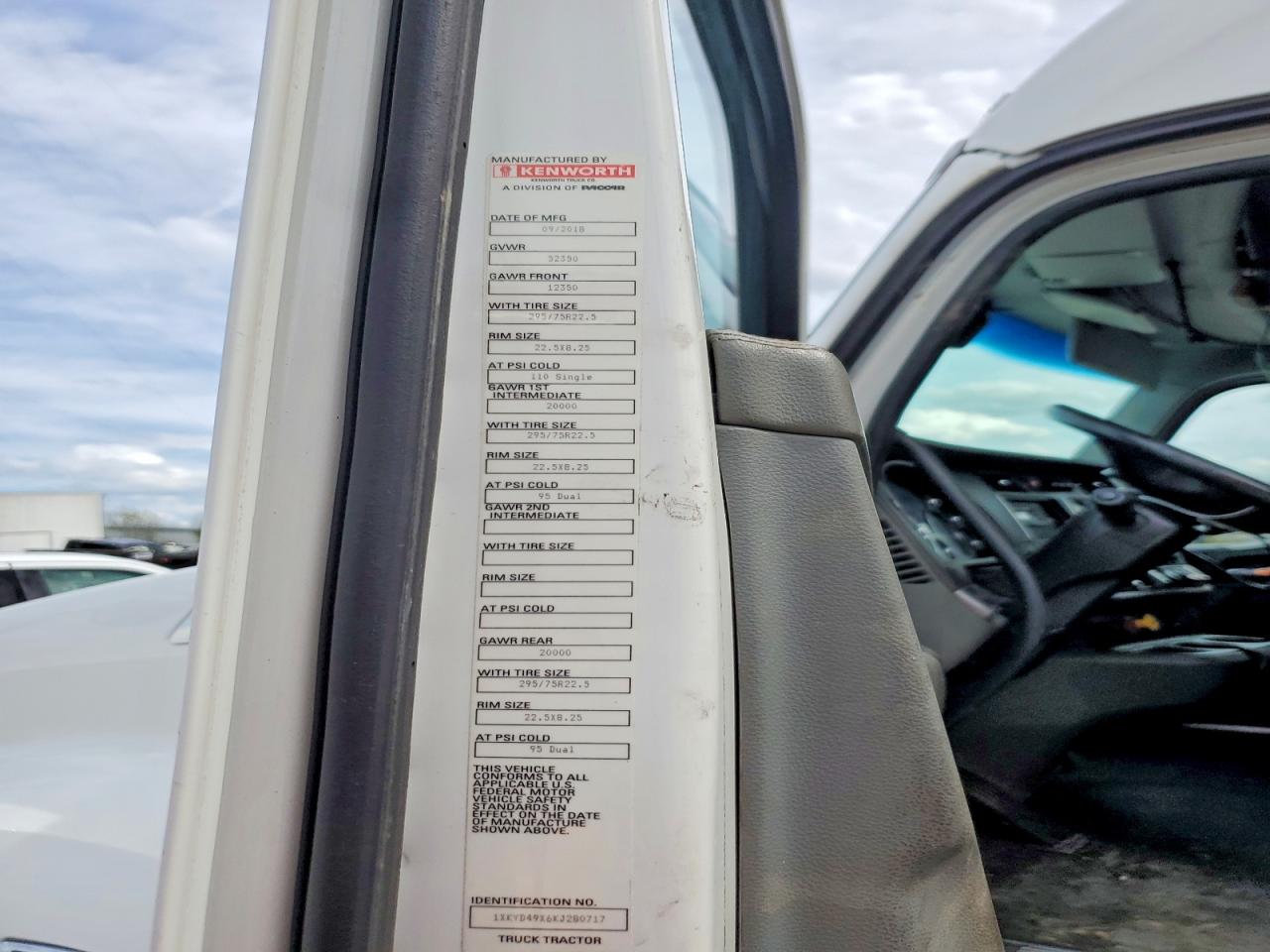 2019 KENWORTH All other VIN 1XKYD49X6KJ280717 photo 10