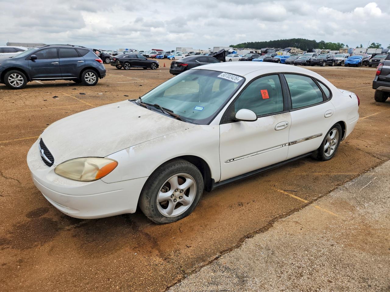 2001 Ford Taurus VIN 1FAFP53U01A110758 photo 1