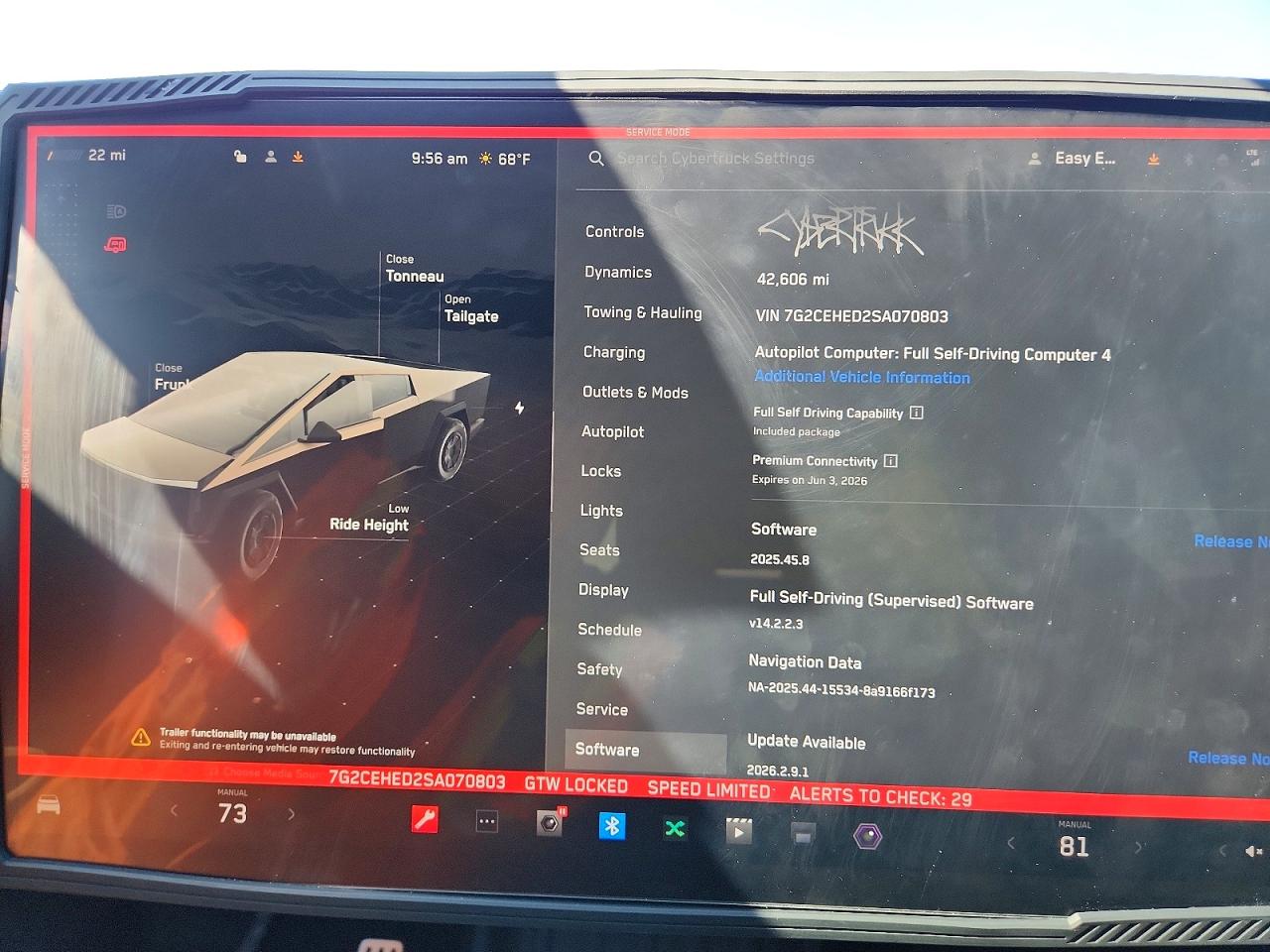 2025 Tesla Cybertruck VIN 7G2CEHED2SA070803 photo 9