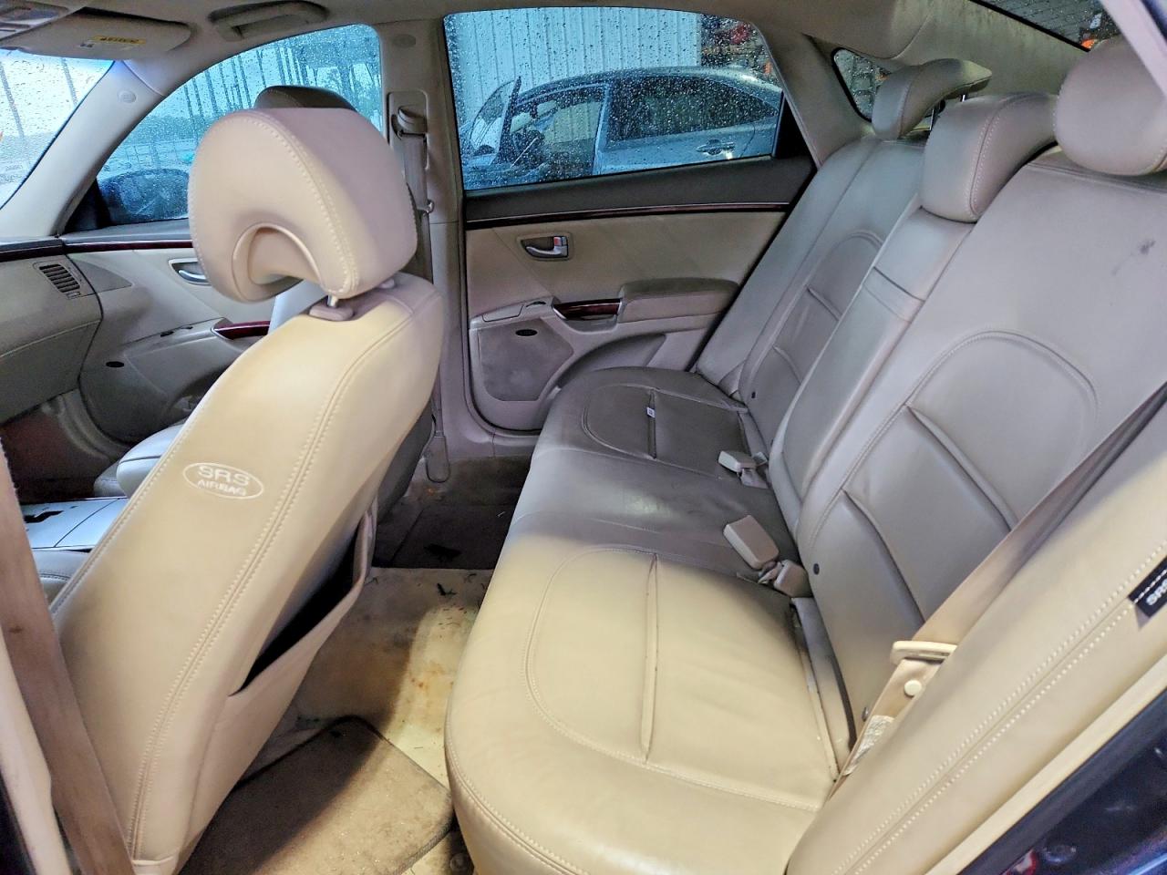2006 Hyundai Azera VIN KMHFC46F86A086936 photo 10