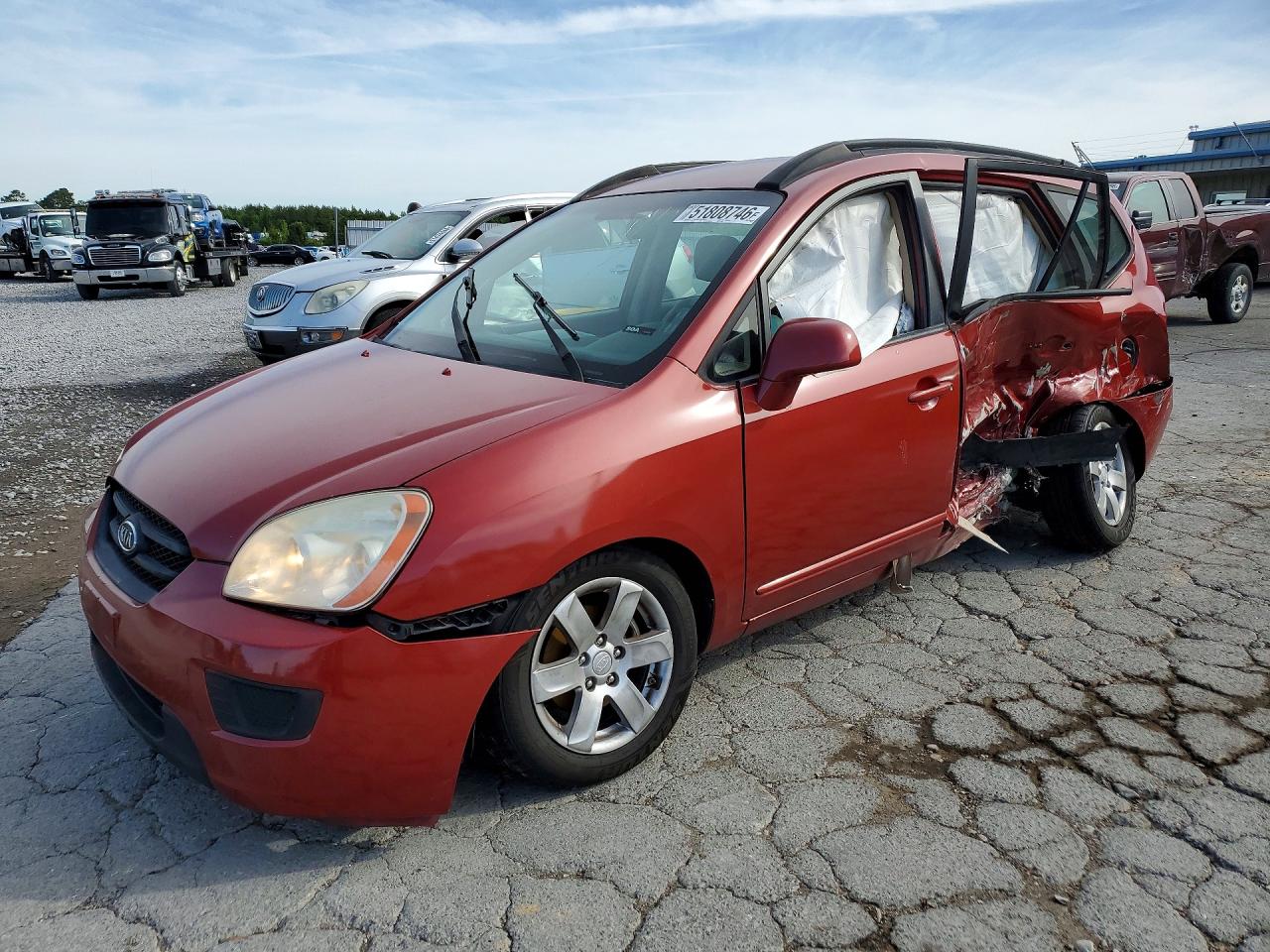 2008 Kia Rondo VIN KNAFG526887176198 photo 1