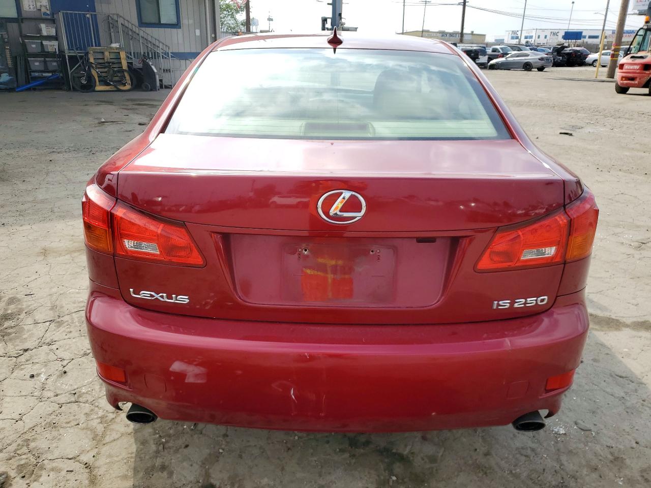2007 Lexus Is VIN JTHBK262475049009 photo 6