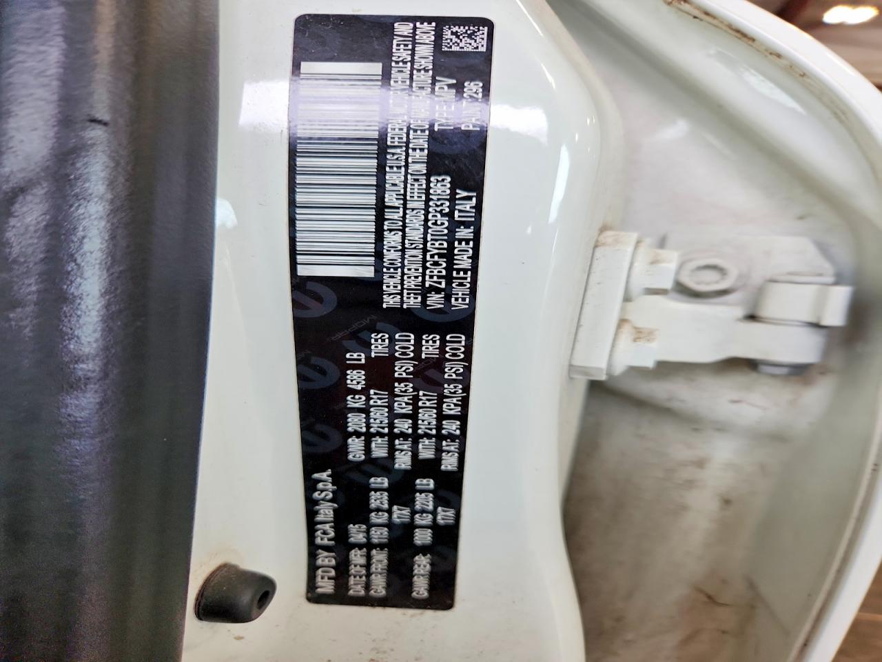 2016 Fiat 500 VIN ZFBCFYBT0GP331863 photo 12