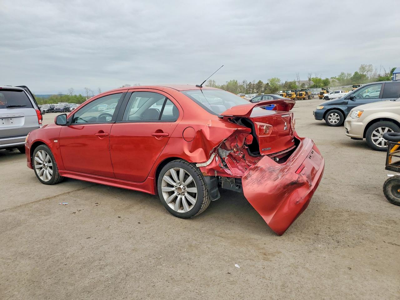 2008 Mitsubishi Lancer VIN JA3AU86UX8U013228 photo 2