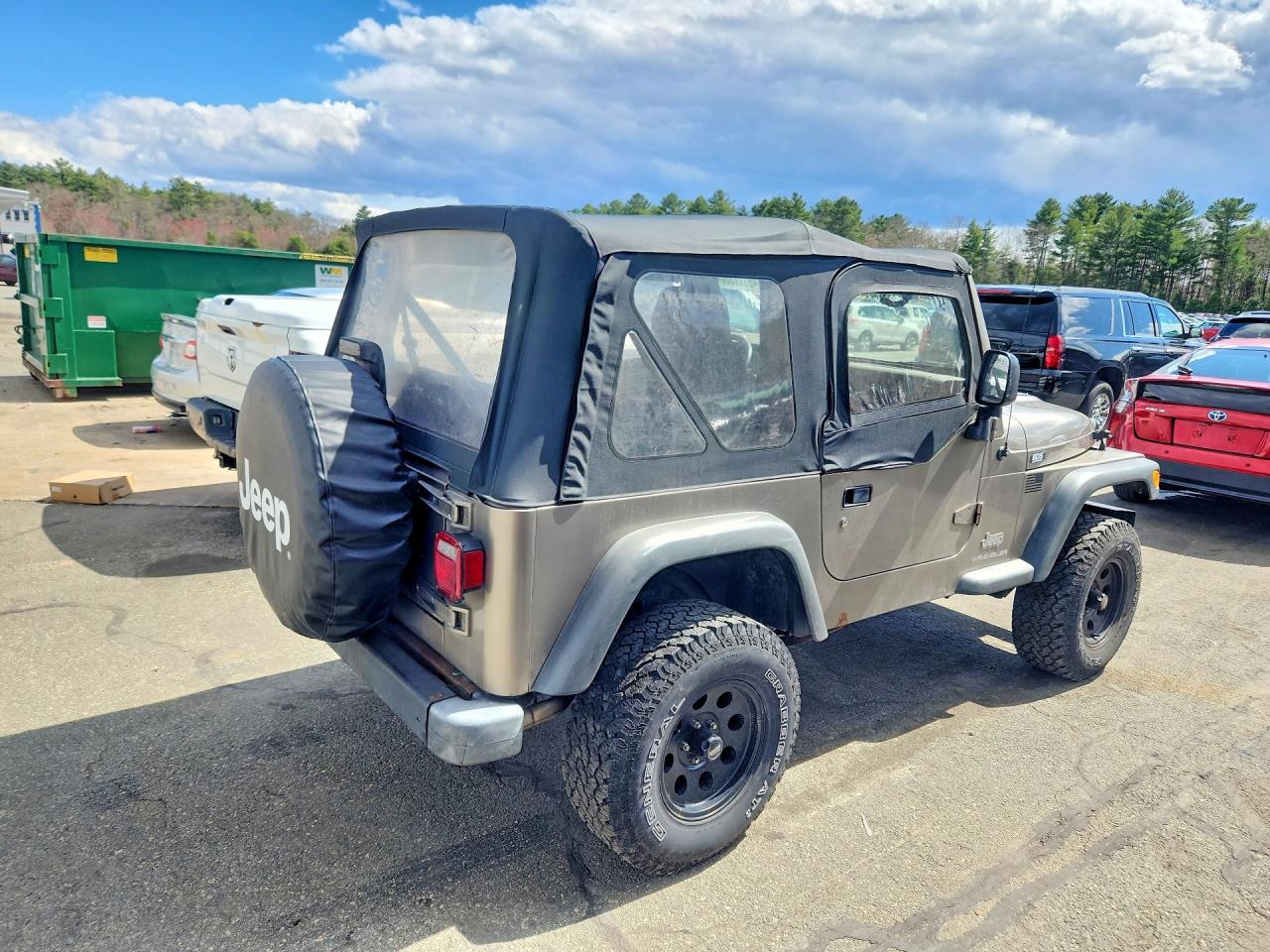 2003 Jeep Wrangler / VIN 1J4FA29123P356888 photo 3