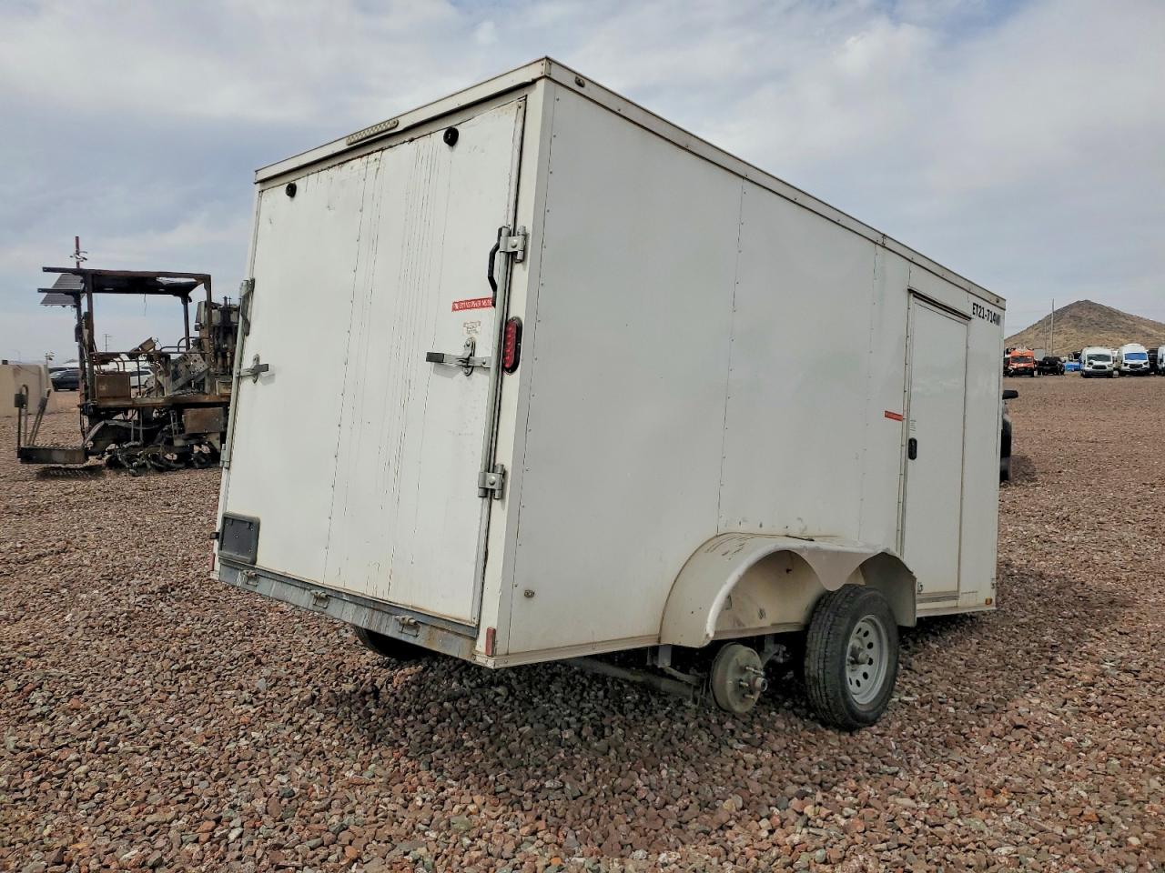 2021 DIAMOND CARGO 7X14TA ENCLOSED CARGO TRAILER VIN 53NBE1426M1088732 photo 4