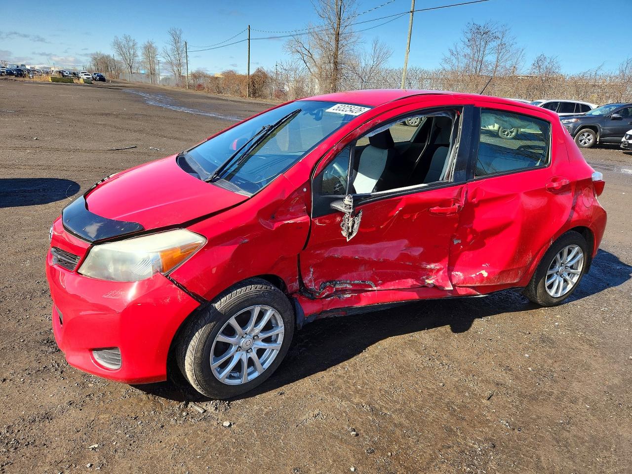 2013 Toyota Yaris VIN JTDKTUD33DD563747 photo 1