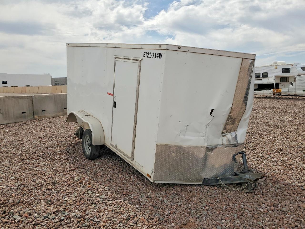 2021 DIAMOND CARGO 7X14TA ENCLOSED CARGO TRAILER VIN 53NBE1426M1088732 photo 1