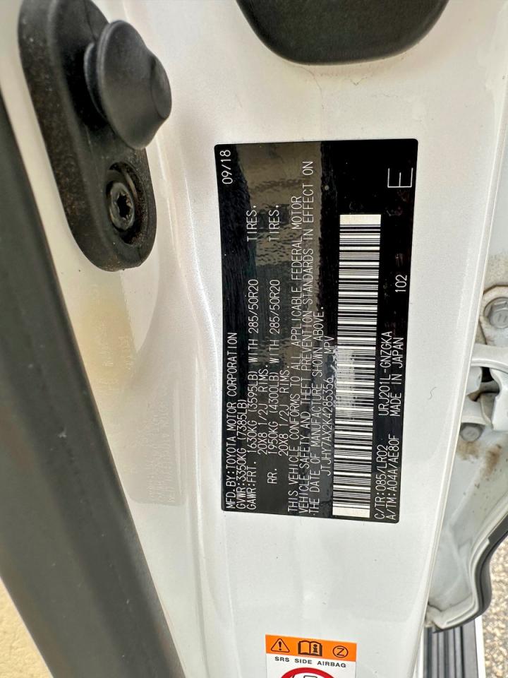 2019 LEXUS Lx570 VIN JTJHY7AX2K4285356 photo 10