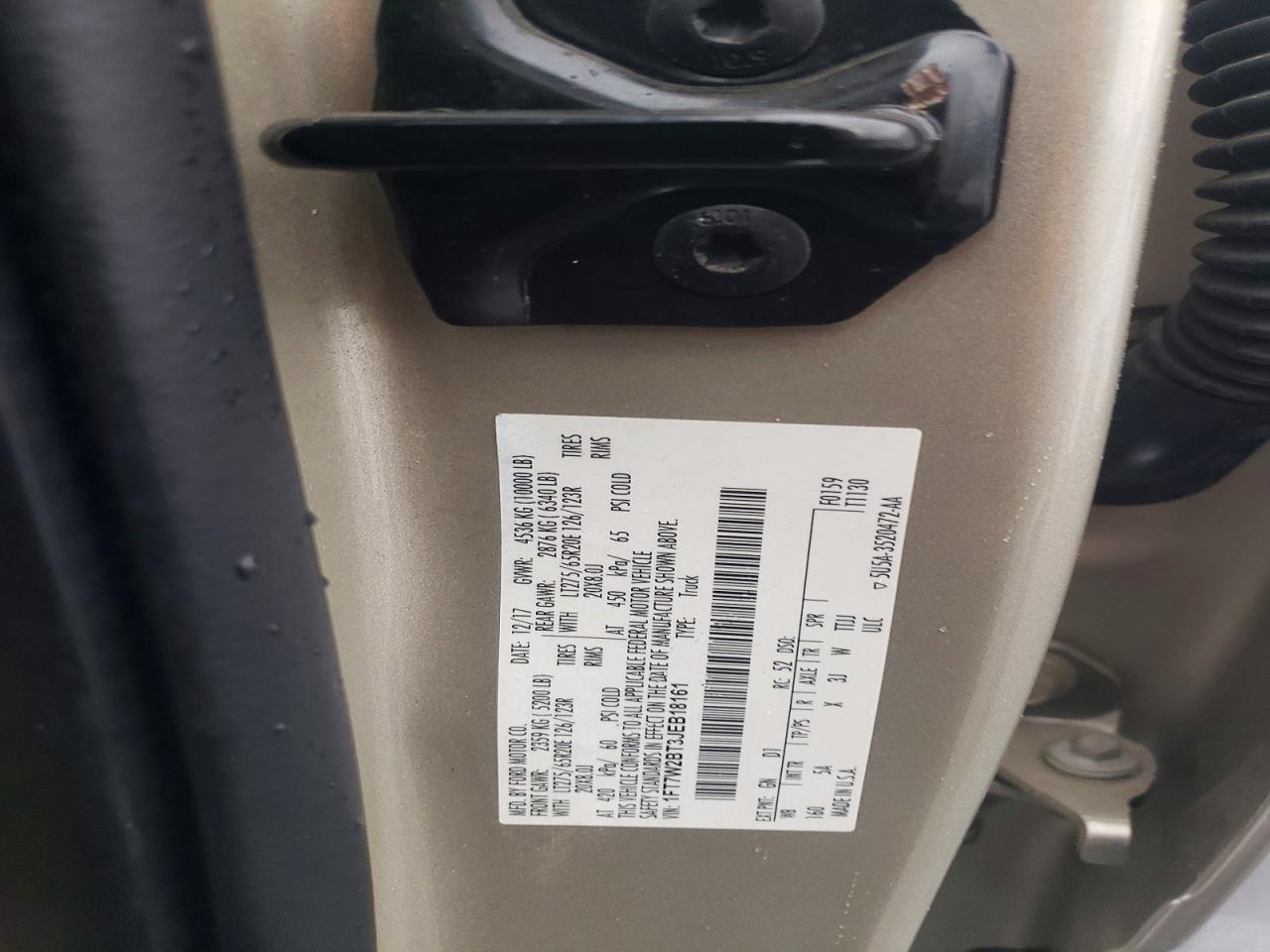 2018 Ford F250 VIN 1FT7W2BT3JEB18161 photo 12