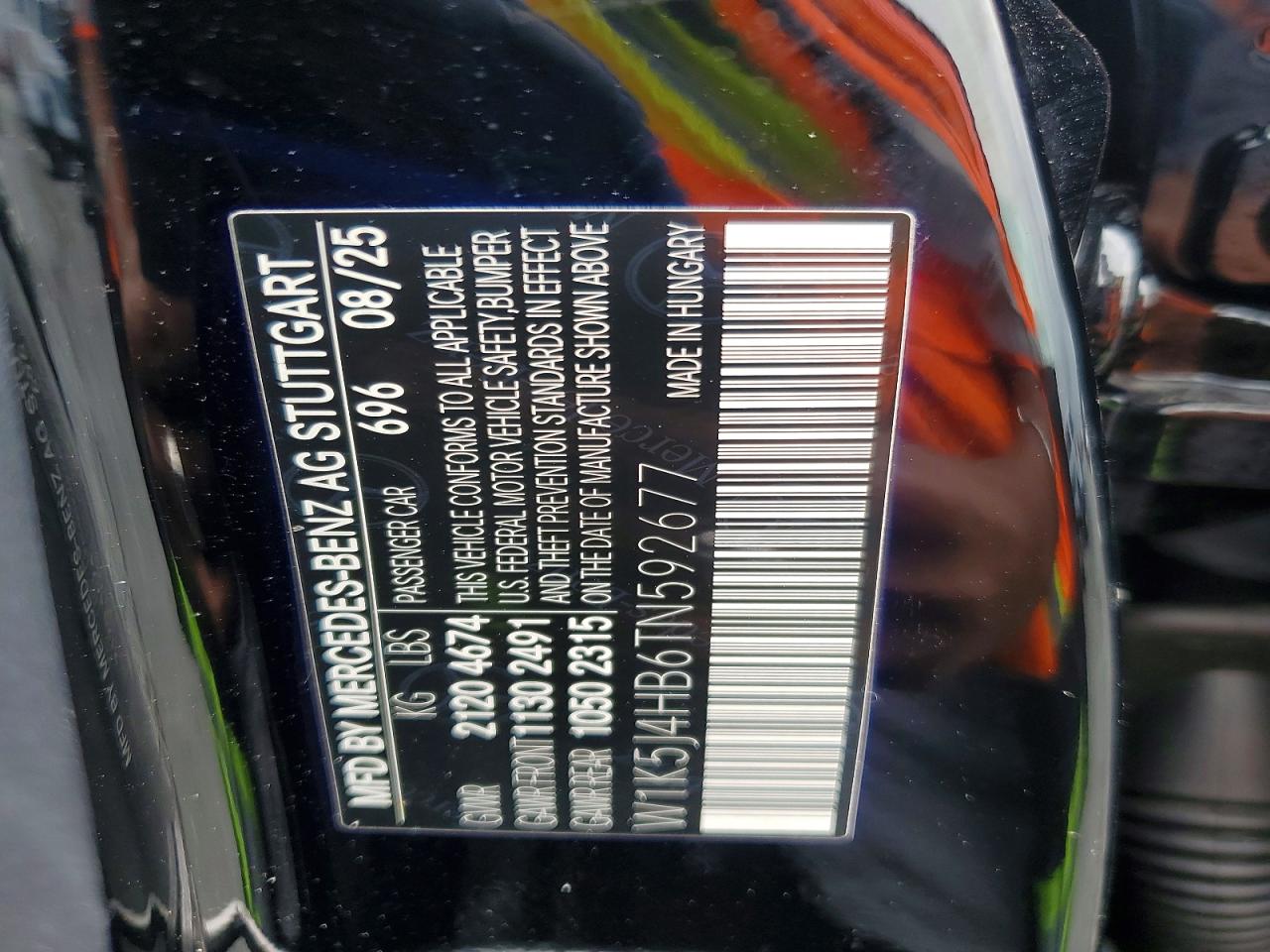 2026 Mercedes-Benz Cla-class VIN W1K5J4HB6TN592677 photo 12