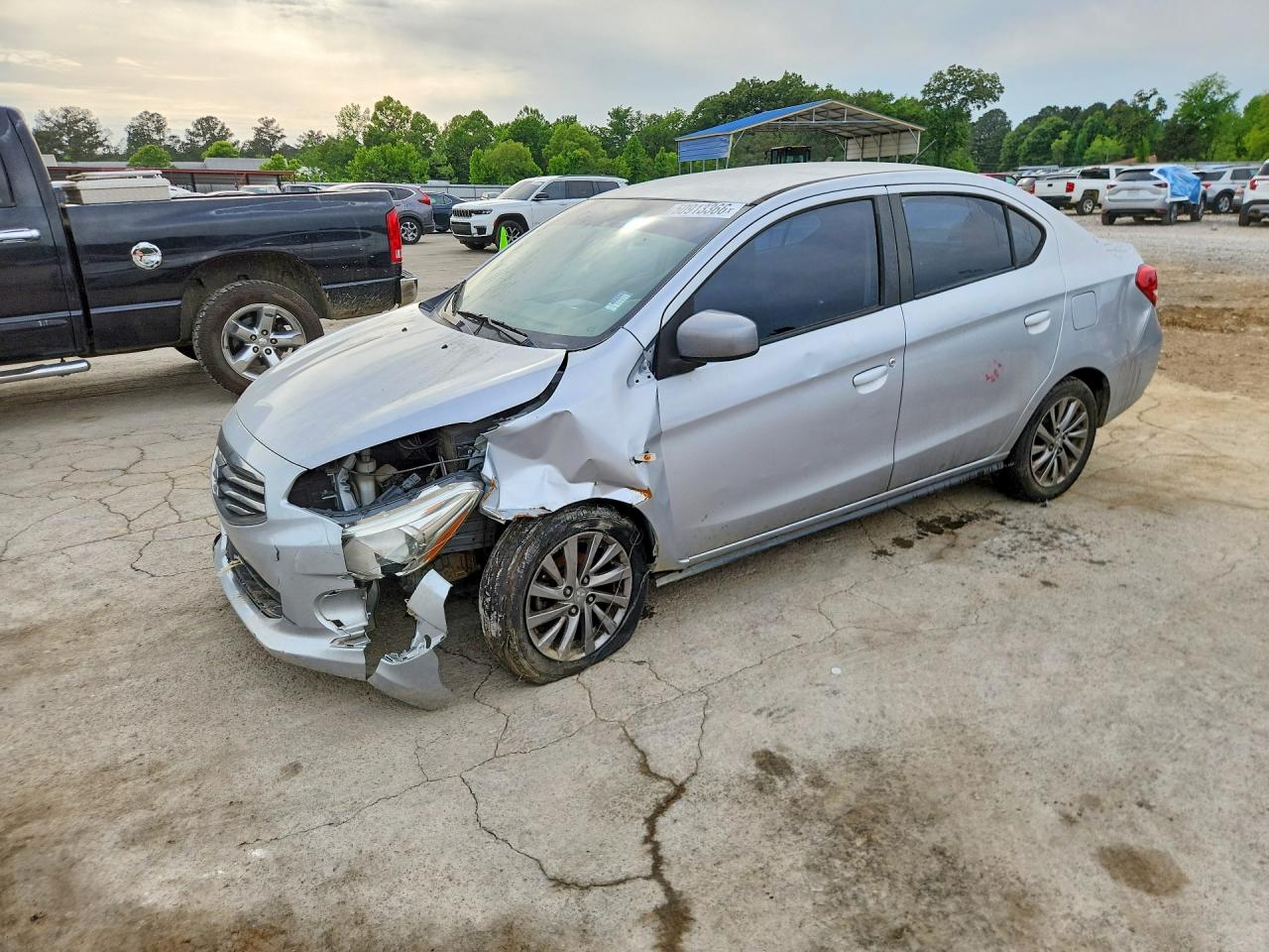 2019 Mitsubishi Mirage VIN ML32F3FJ1KHF10523 photo 1