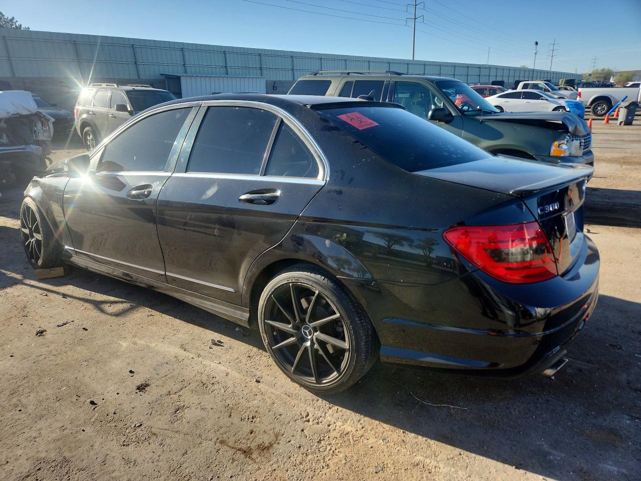 2013 Mercedes-Benz C class VIN WDDGF8ABXDR255399 photo 2