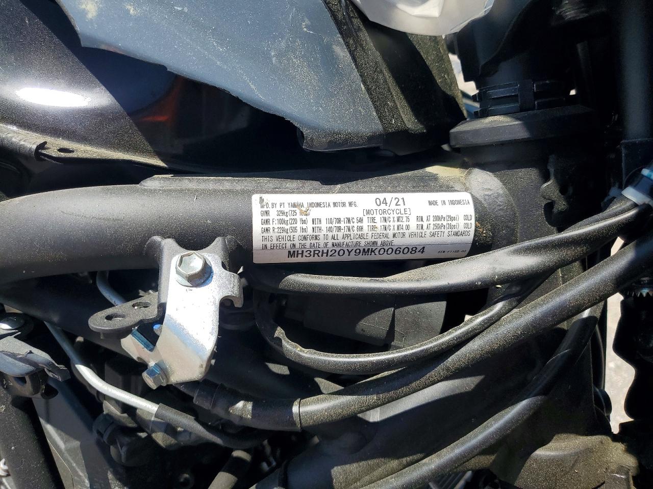 2021 Yamaha All other VIN MH3RH20Y9MK006084 photo 9