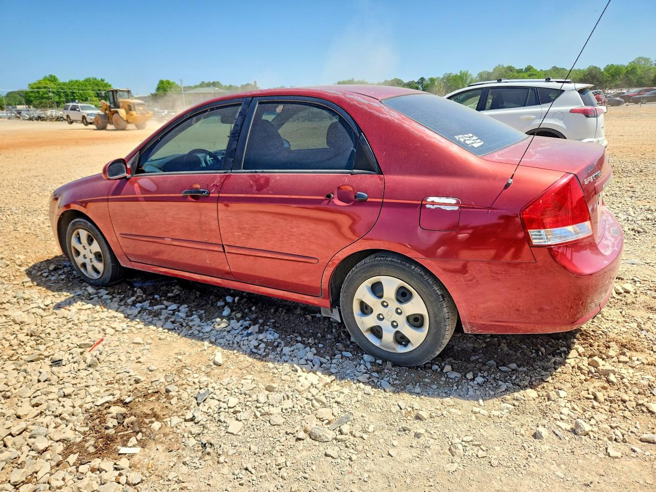 2008 Kia Spectra VIN KNAFE121285507002 photo 2