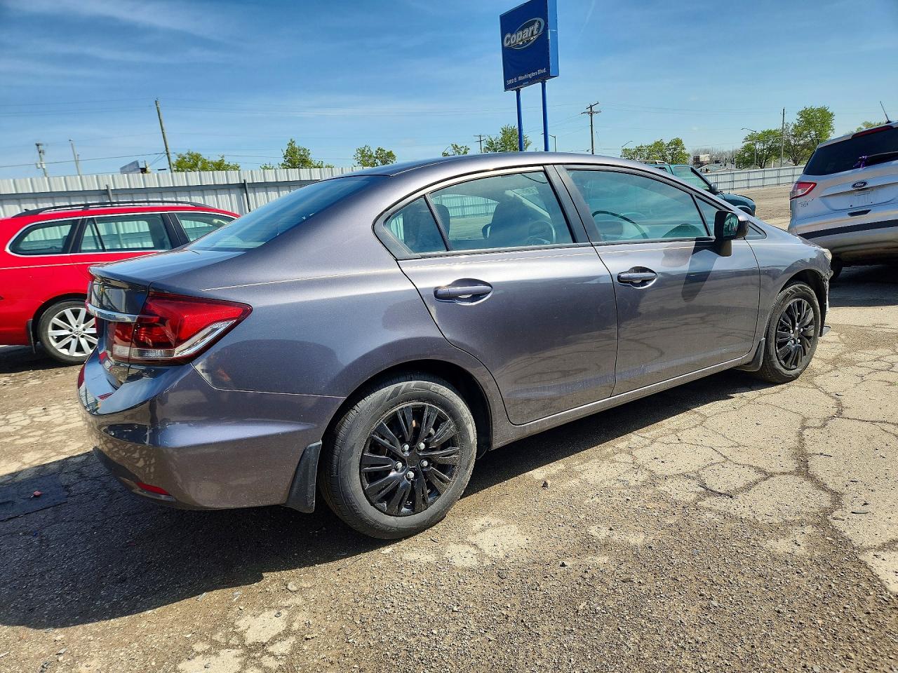 2014 Honda Civic VIN 2HGFB2F57EH515844 photo 3