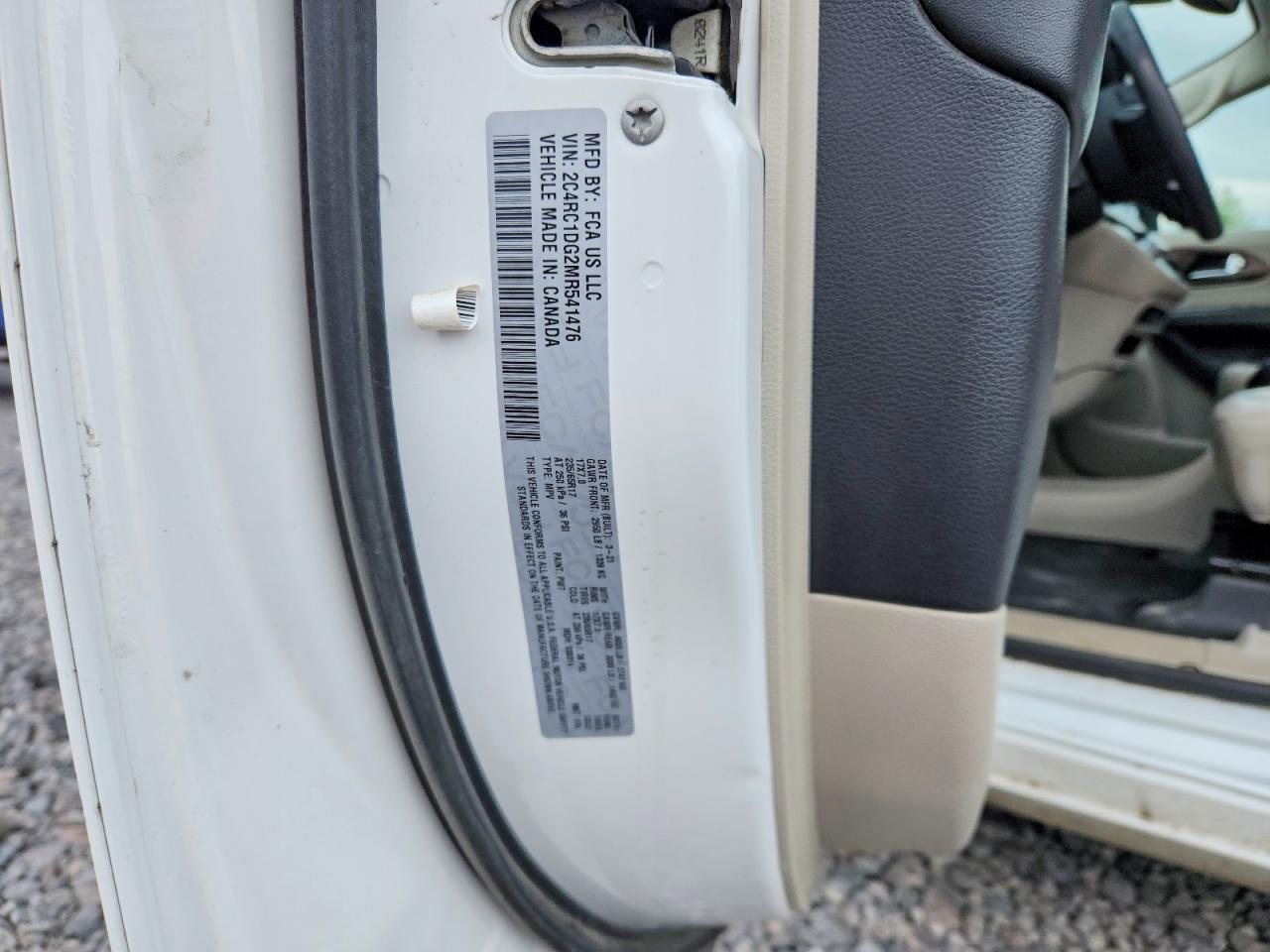 2021 Chrysler Minivan VIN 2C4RC1DG2MR541476 photo 12
