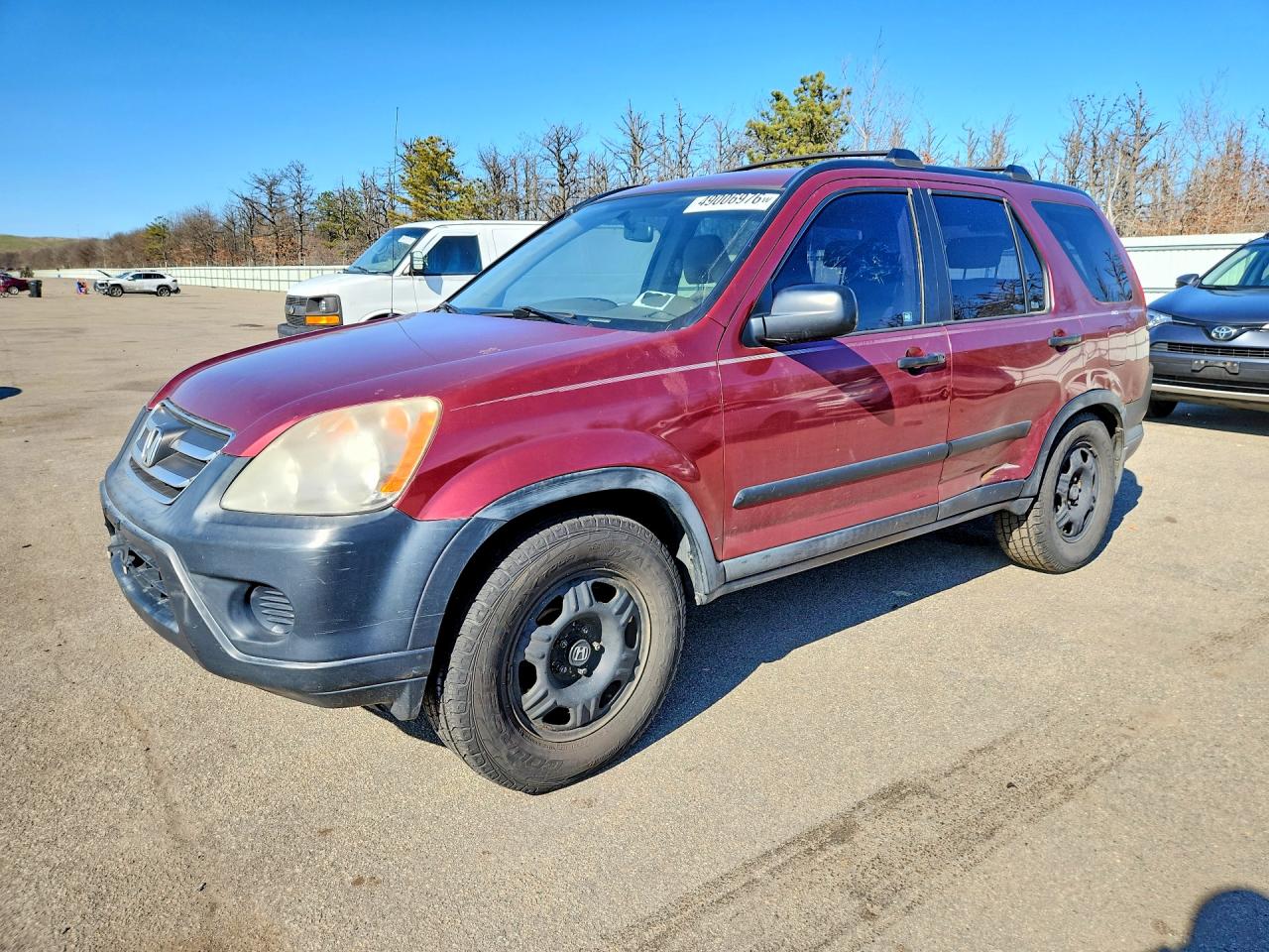 2005 Honda Crv VIN JHLRD78585C002690 photo 1