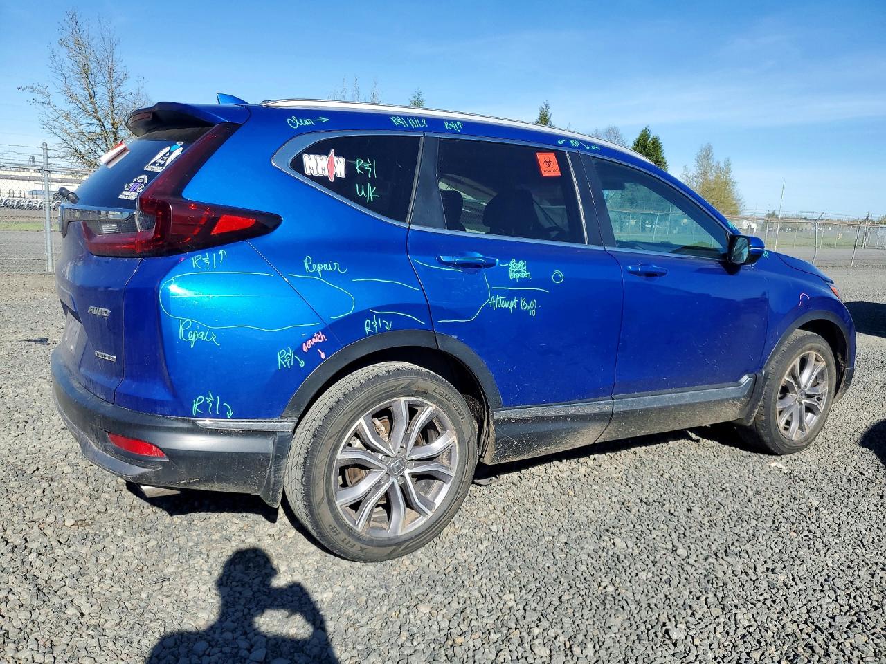 2022 Honda Crv VIN 7FARW2H98NE021941 photo 3
