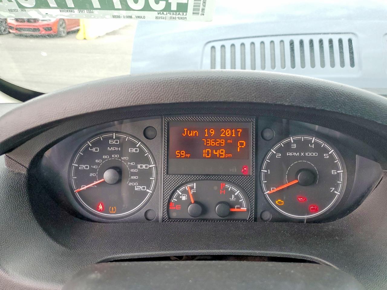 2020 Ram Promaster VIN 3C6URVJG0LE129309 photo 9